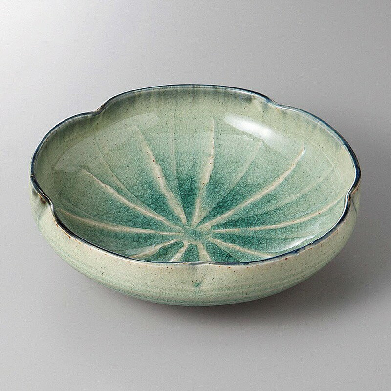 御深井花型大鉢