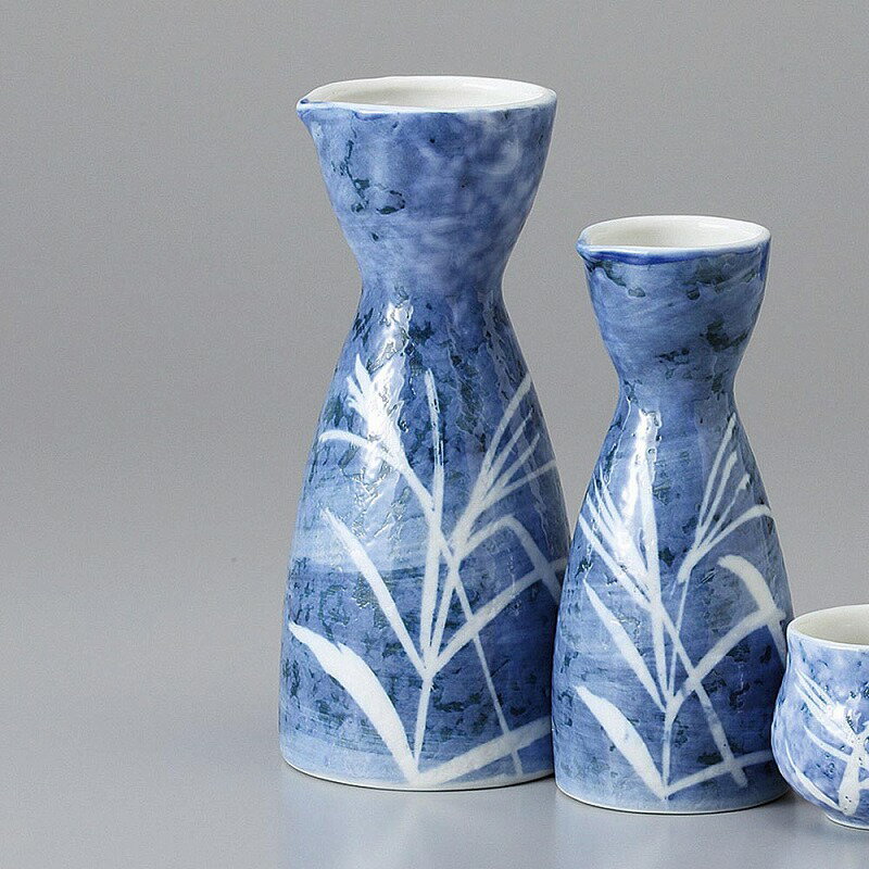 ブルー淡雪芦大徳利