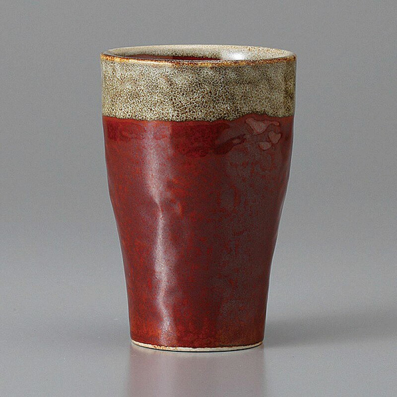 釉彩（赤富士）フリーカップ