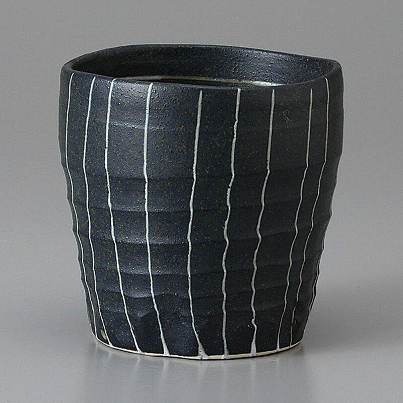 ストライプ（黒）マルチカップ