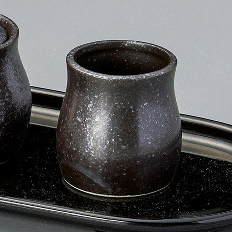 黒結晶楊枝入れ