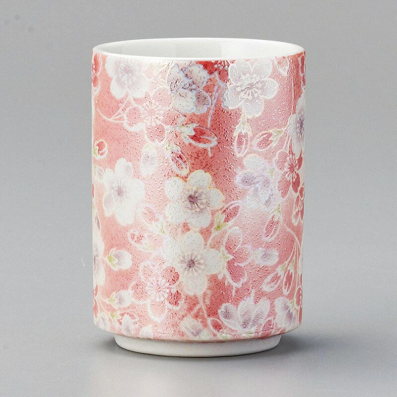 ラスター彩桜吹湯呑