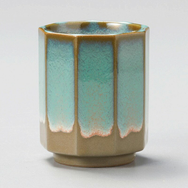 青均流し九角湯呑