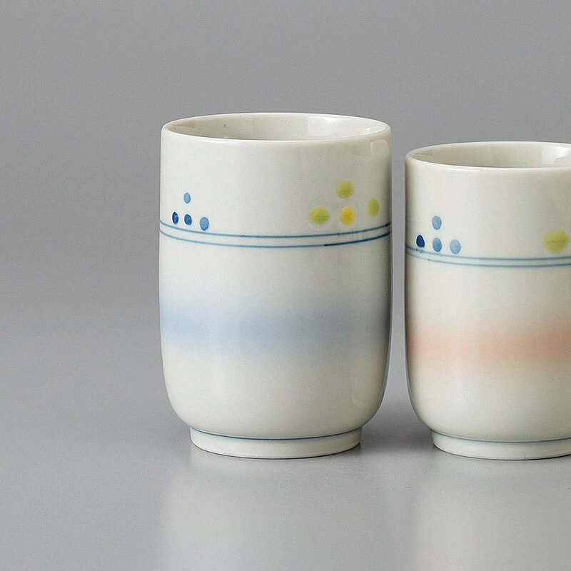 萩風早春ブルー湯呑（大）