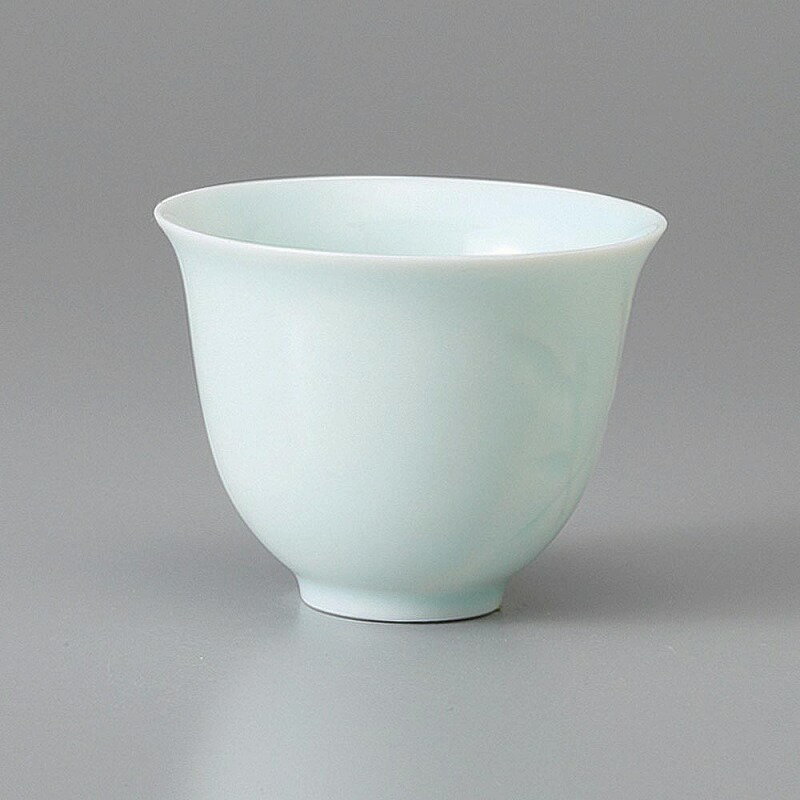 青白磁つゆ草反千茶