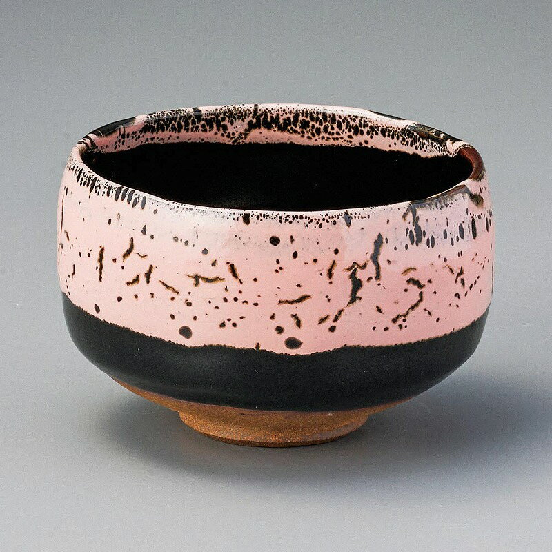 桃色天目抹茶碗