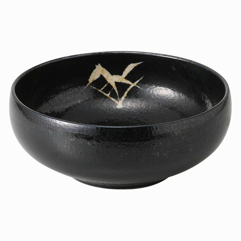 黒藍染笹　6．8サラダボール