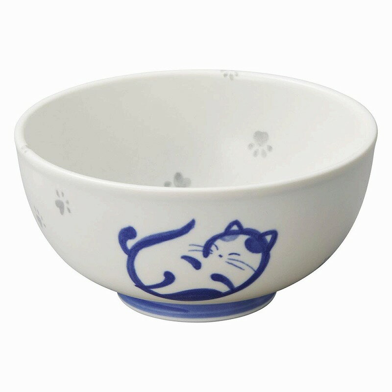 美濃焼　まろび猫　軽量ミニ丼　16.2×8cm 900cc