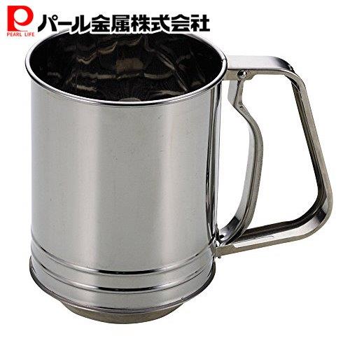 パール金属 ラフィネ ステンレス製 自動 粉ふるい Lサイズ D-6191