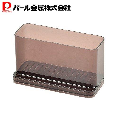 パール金属 洗剤・スポンジラック ブラウン アクリア HB-3529