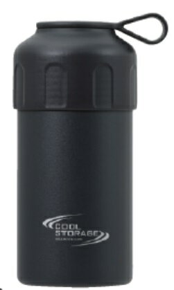 パール金属 クールストレージ ボトル缶も使えるペットボトルカバー ブラック　D-6780