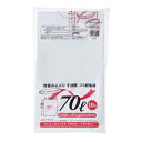 【企業宛送料無料】ジャパックス 業務用ポリ袋 TSP70 リボン容量表示入 70L 10枚x40冊(400枚) ケース販売