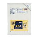 【企業宛送料無料】ジャパックス 業務用ポリ袋 P-15 小型ポリ 15L 20枚x50冊(1,000枚) ケース販売