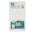 【企業宛送料無料】ジャパックス 業務用ポリ袋 TSN90 容量表示入 90L 10枚x30冊(300枚) ケース販売