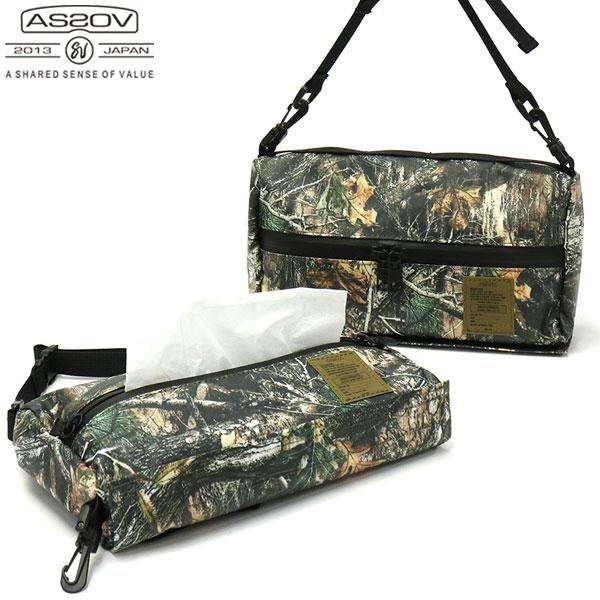 AS2OV (アッソブ)ORIGINAL CAMO POLYCA SERIES TISSUE CASE CAMO オリジナル カモ ティッシュケース