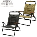 AS2OV(アッソブ)HIGH BACK RECLINING LOW ROVER CHAIRハイバックローバーチェア キャンピングチェア ハイバックチェア キャ...