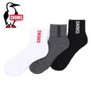 CHUMS チャムス3P CHUMS Booby Crew Socks/3Pチャムスブービークルーソックス(ソックス/靴下)(4)