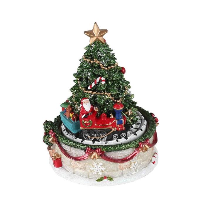 DULTON　SANTA EXPRESS MUSIC TREE　オルゴール　クリスマス　インテリア　ダルトン