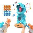 電子恐竜ターゲット 移動射撃ターゲット シューティングゲーム 射的セット 室内遊び 室内ゲーム 子供 玩具 効果音 スポンジ弾 スポーツトイ プレゼント 親子ゲ...