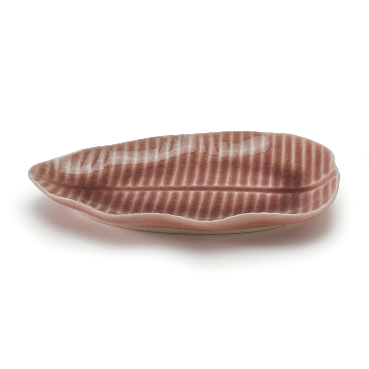 プレート バナナリーフ S （ 16cm 陶器 瀬戸焼 食洗機対応 電子レンジ対応 お皿 皿 食器 アジアン エスニック 料理 おしゃれ ） livingut-10239436 リビングート 楽天市場店 サンプル画像3