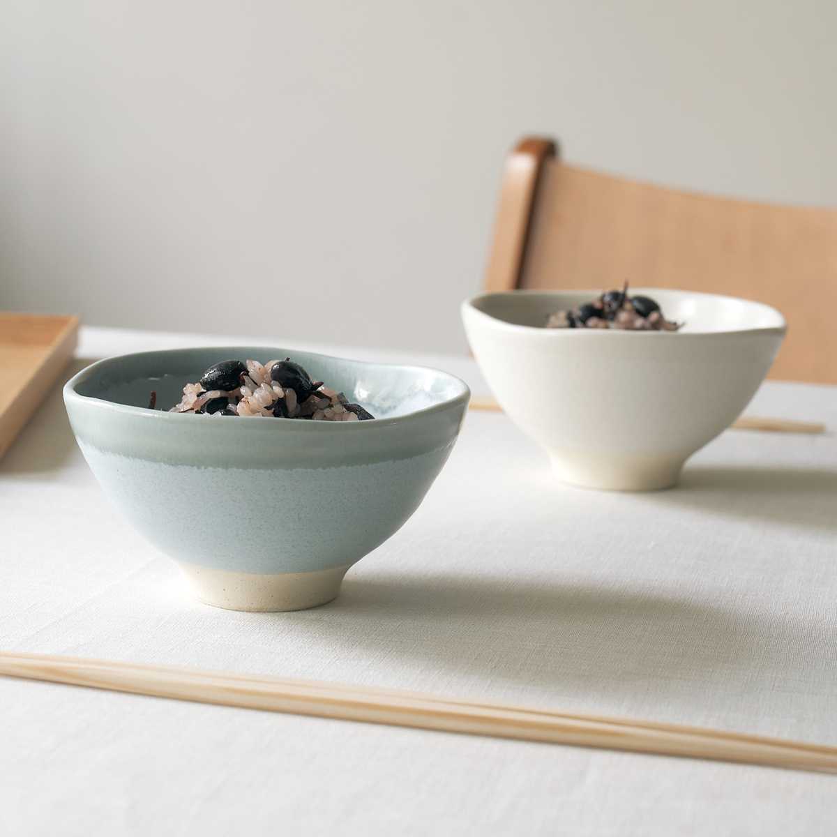 くすみ 茶碗 （ お茶碗 茶わん ごはん 食器 310ml 食洗機対応 電子レンジ対応 日本製 和食器 小鉢 副菜 スープ サラダ スイーツ あんみつ おしゃれ ） livingut-10240132 リビングート 楽天市場店 サンプル画像3