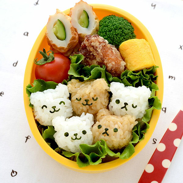 一瞬で簡単キャラ弁 子供が喜ぶお弁当 かわいいおにぎりの押し型のおすすめランキング わたしと 暮らし