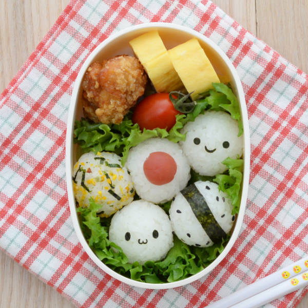 おにぎり型 お弁当グッズ 海苔パンチ 手まりこむすびmini×2 ( おむすび型 オニギリ型 まんまるおにぎり 押し型 デコ弁 手まり寿司 海苔型 ひと口サイズ...