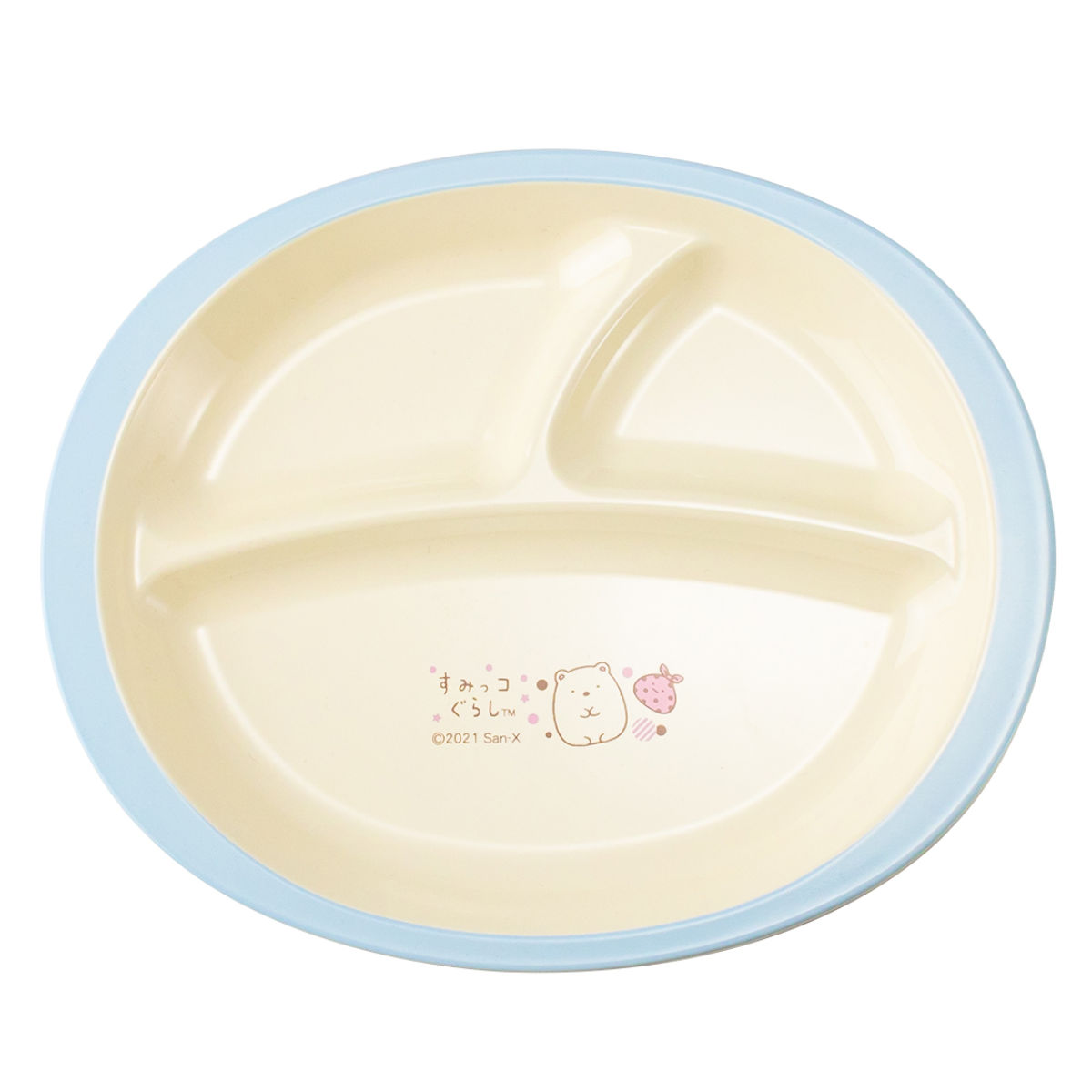 ランチプレート 23.5cm すみっコぐらし プラスチック製 ( プレート 皿 食洗機対応 電子レンジ対応 ランチ皿 子供用 日本製 割れにくい 食器 子供用食...