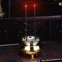 仏具 安心のお線香(中) ゴールド ( 線香 お線香 LED 電池式 コードレス 仏壇 安心 安全 簡単 電子線香 LED線香 火を使わない 電子 お香 御香 ...