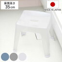 風呂椅子 レリッシュ 高さ35cm 日本製 ( 風呂イス 風呂いす バスチェア 35cm クリア 透明 お風呂 椅子 イス 高級感 おしゃれ 風呂 いす 腰掛け 浴室 入浴 すべり止め 丈夫 バスグッズ 無地 )