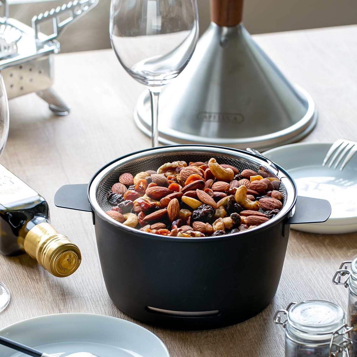 燻製器 APELUCA テーブルトップスモーカー 日本製 ( 送料無料 スモーカー 燻製機 燻製 燻製作り くんせい 卓上燻製器 家庭用 アペルカ 鉄 くんせい...