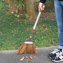 ほうき 伸縮式 最長130.5cm シダ箒 赤シダ BR1623 ( 箒 ホーキ 屋外 腰が強い 繊維 太い 本体 伸縮 組合せ可能 玄関 ベランダ 掃き掃除 掃除用品 手ぼうき 庭 ホウキ 外掃除 )