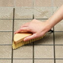 ハンディデッキブラシ パキン 玄関床 浴室 玄関タイル コンクリート ( タイル掃除 ハンディ ブラシ パキンブラシ 玄関 ベランダ ガレージ 掃除 天然素材 ...