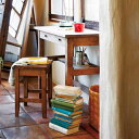 デスク&スツール 幅80cm 木製 アンティーク調 ( 送料無料 机 椅子 ドレッサー 鏡台 ミッドセンチュリー 木製 ブラウン デスク スツール アンティーク...