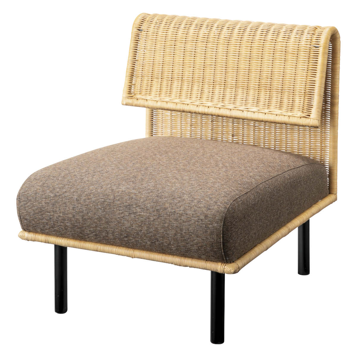 ソファ 幅60cm 1人掛け アジアンテイスト ラタン （ ソファー 一人掛け チェア 椅子 チェア ...