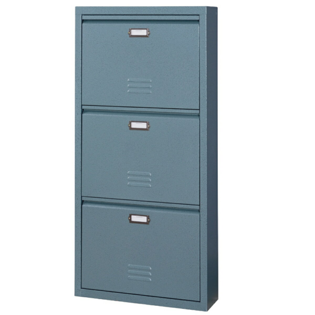 シューズラック 3段 RALD グリーン 幅50cm （ ラルド スリム シューズケース シューズボックス 下駄箱 ..