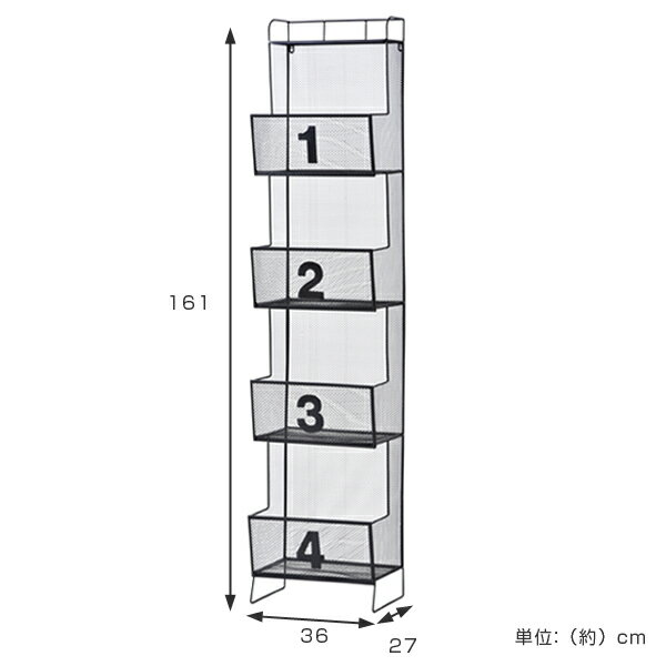 スチールラック 4段 ディスプレイラック スチ...の紹介画像2