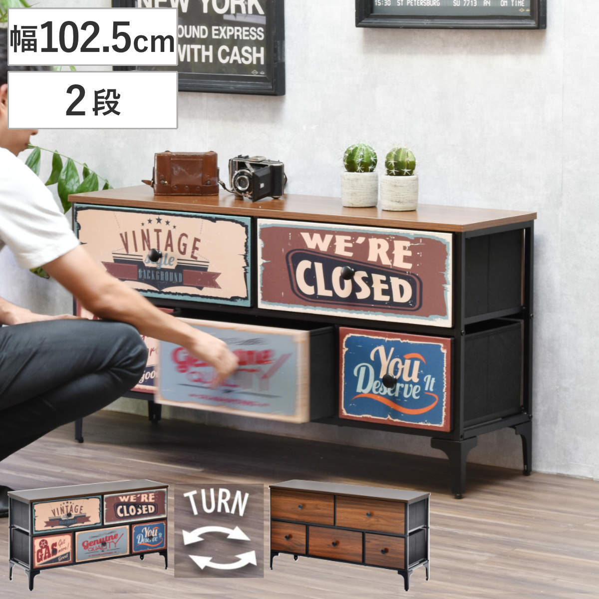 楽天市場】ハンガーラック 2段 頑丈（タンス・チェスト｜収納家具