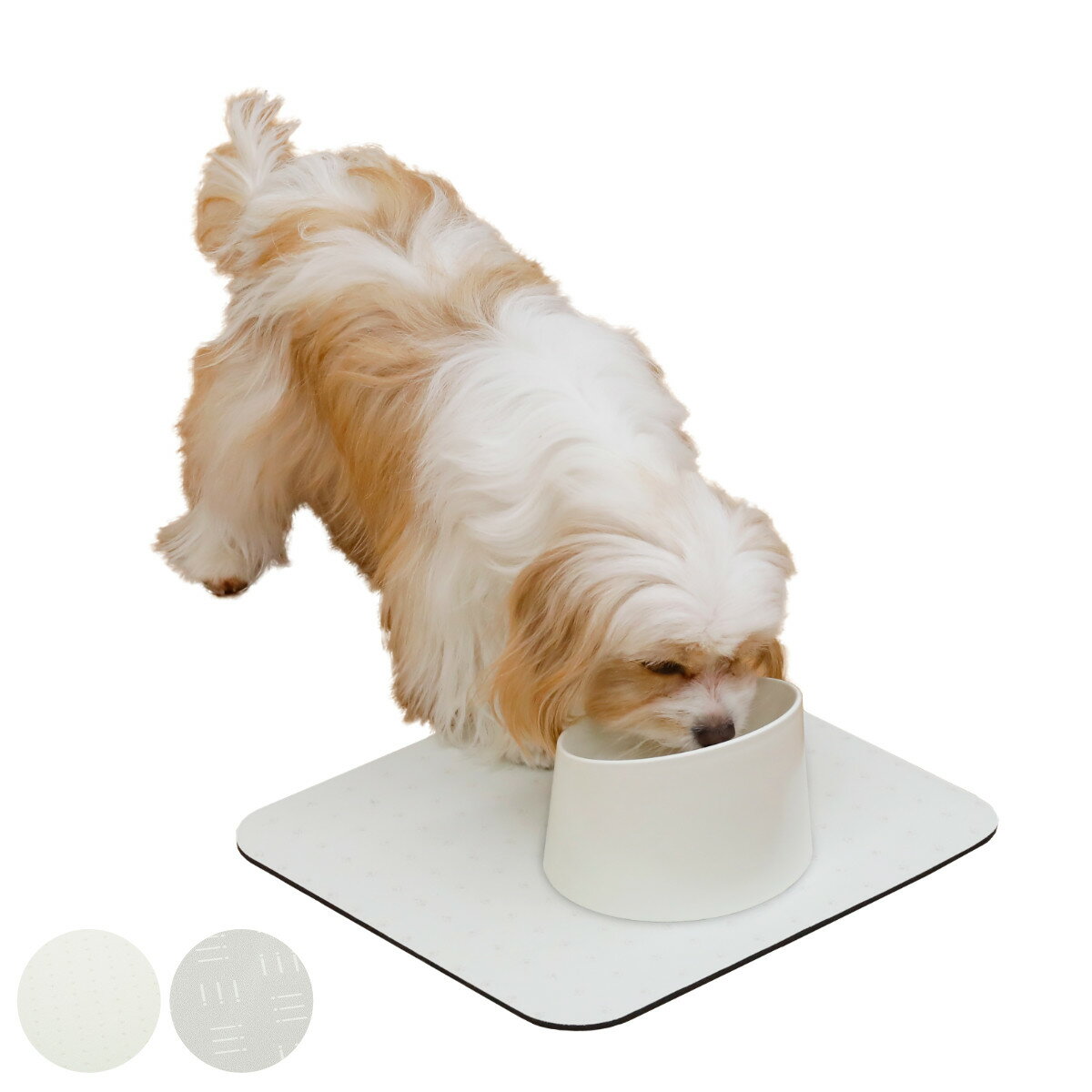 ペットマット 35×30cm 吸水 ランチョンマット 犬 猫 ( ペット用 ペット マット 犬用 猫用 洗える 滑り止め 食事マット 汚れ防止 お食事マット フ...