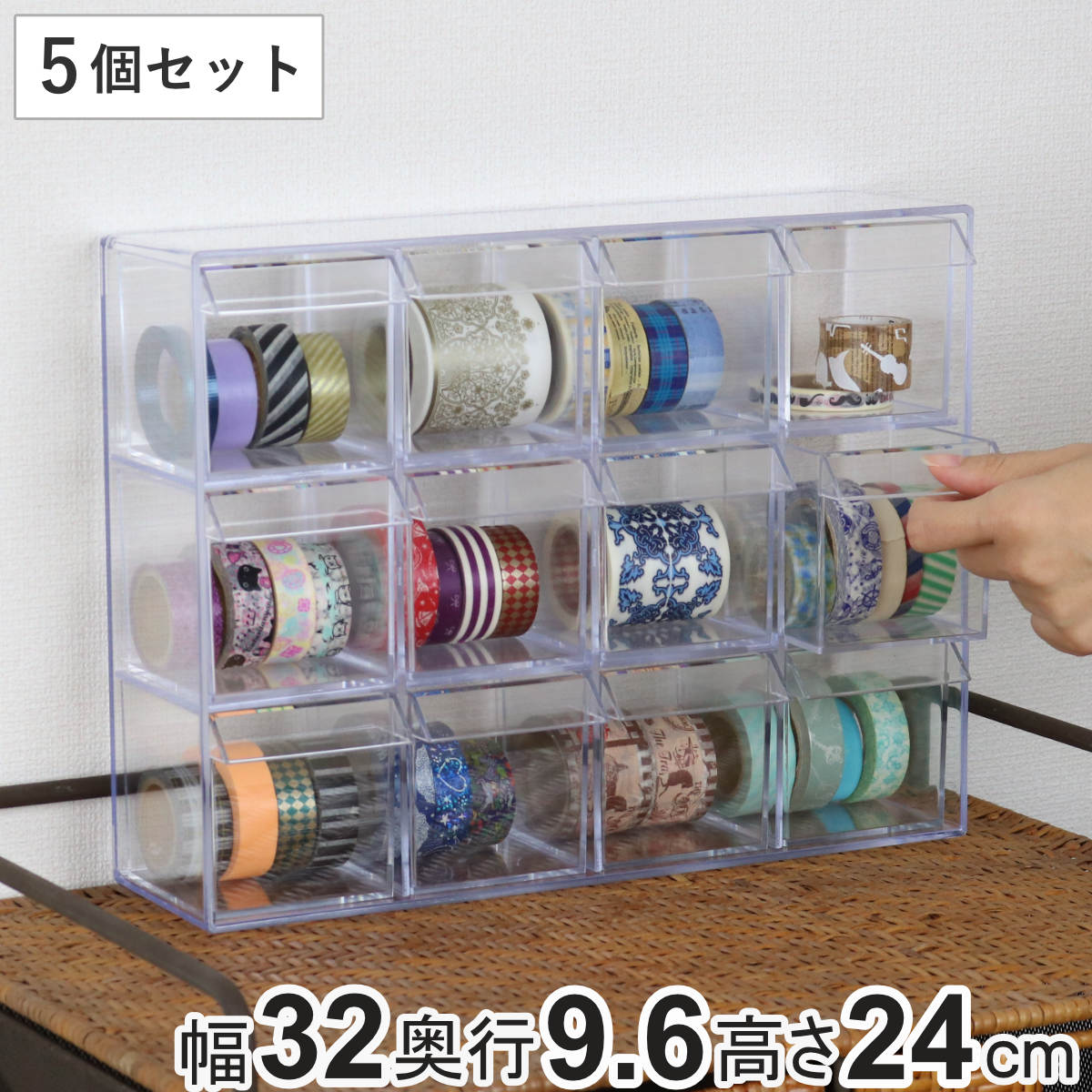 ʪ Ф ߥ ץ饹å ꥢ  Ʃ Ǽ 3ʡ4 ǥ꡼ 5ĥå  ʪǼ ʪ 쥯...