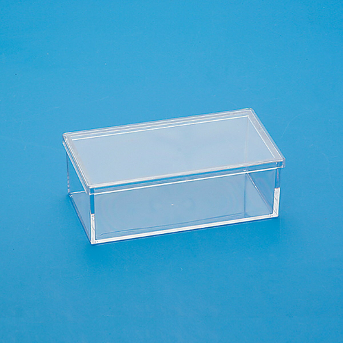 クリアケース フタ付き 幅13.5×奥行25.5cm 小物入れ デスコシリーズ （ 収納 ケース 小物ケース 小物収納 ボックス 小物 クリア 透明 プラスチック パーツ ビーズ アクセサリー フィギュア 人形 ディスプレイ 日本製 ）