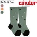 靴下 condor 子供 14.5〜19.5cm ボンボン付き ニーソックス ( コンドル 子ども用靴下 キッズ ソックス くつ下 くつした ハイソックス 丈夫...