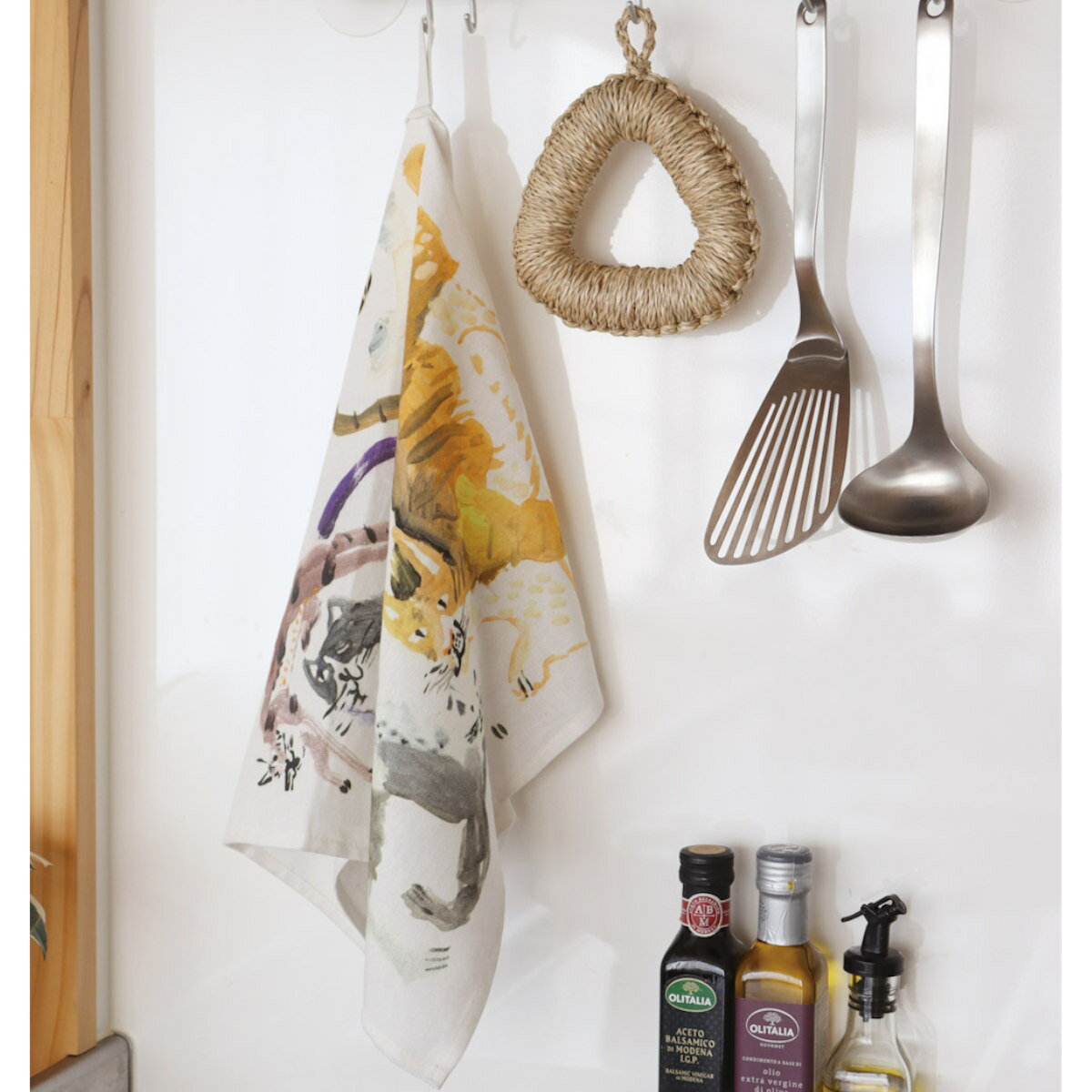 キッチンクロス アトリエ KOTETSU キッチンタオル ネコ （ タオル ふきん クロス アトリエコテツ 猫 タ..