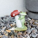 オーナメント ミドル きのことカエル Copeau ( コポー カエル コポタロウ 置物 飾り フィギュア きのこ 玄関 机 かえる 蛙 グッズ マスコット ミ...