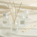 リードディフューザー moumou 100ml ( ディフューザー アロマディフューザー 天然木 柳 ガラス 半透明 すりガラス風 北欧 芳香剤 ルームフレグラ...