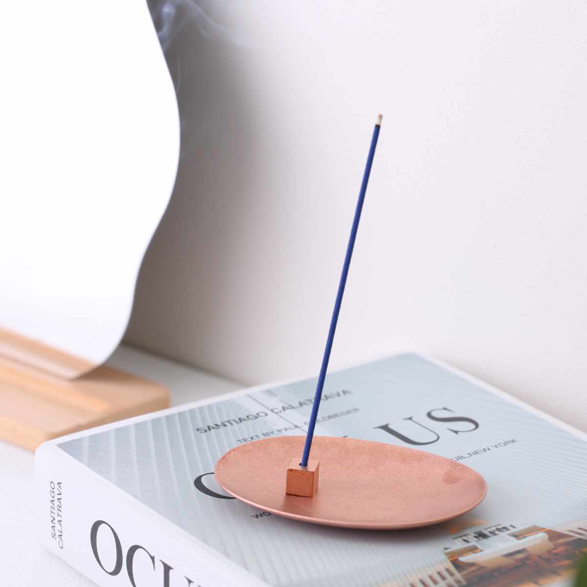 香立 HOME FRAGRANCE TOOL 金属製香皿香立てセット コッパー ( 香立て おしゃれ アルミ 香皿 お香立て スティック ロング インセンス 銅...