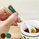スプーン 13cm レトロスプーン 陶器 ( ティースプーン カトラリー 洋食器 花 レトロ 紅茶 コーヒー ティータイム キッチン用品 おしゃれ )