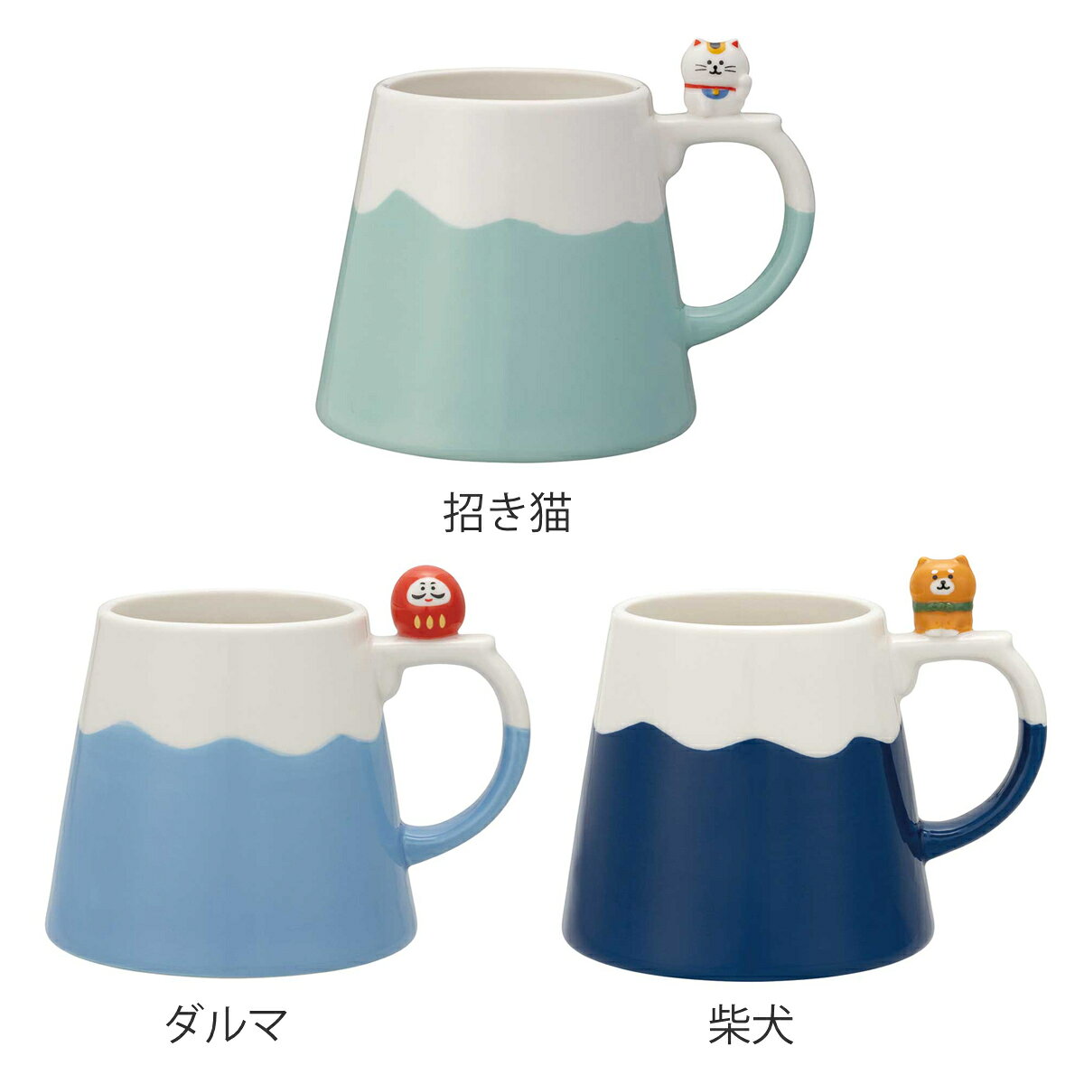 マグカップ 富士山マグ （ 300ml マグ マグコップ カップ 食器 陶器 富士 可愛い 和モダン 自然 ） livingut-10242026 リビングート 楽天市場店 サンプル画像2