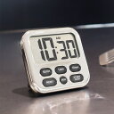 キッチンタイマー シャボン6 時計機能付き マグネット付き ドリテック ( dretec デジタル タイマー マグネット スタンド キッチン 料理 学習 勉強 ...
