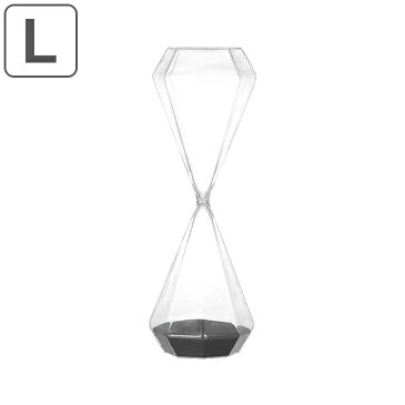 砂時計 ダルトン DULTON ダイアモンド アワーグラス Lサイズ 30分 ( 時計 砂 30分計 タイマー 置き時計 置時計 ガラス インテリア 雑貨 インテリア雑貨 置物 ディスプレー 小物 おしゃれ お洒落 オシャレ )